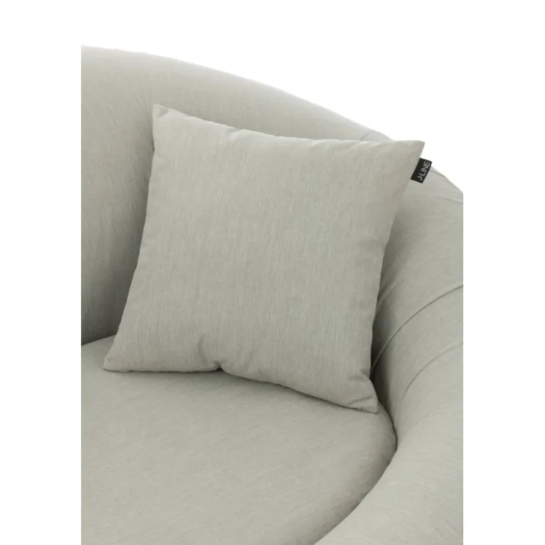 Coussin polypropylene gris h.18cm