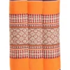 Coussin yoga kapok bourgogne orange Abstrait multicolore