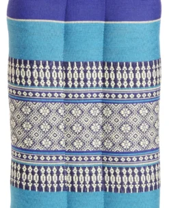Coussin yoga méditation kapok bleu océan Bleu marine