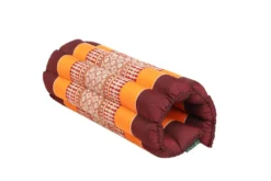 Coussin yoga plat orange