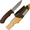 Couteau de survie mora bushcraft survival marron et sable désert