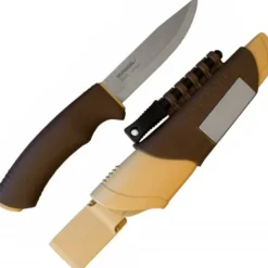Couteau de survie mora bushcraft survival marron et sable désert
