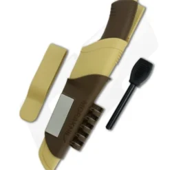 Couteau de survie mora bushcraft survival marron et sable désert