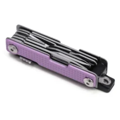 Couteau multifonction de poche en acier inoxydable Violet