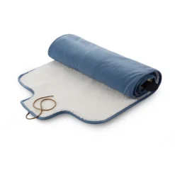Couverture chauffante d'extérieur bleue