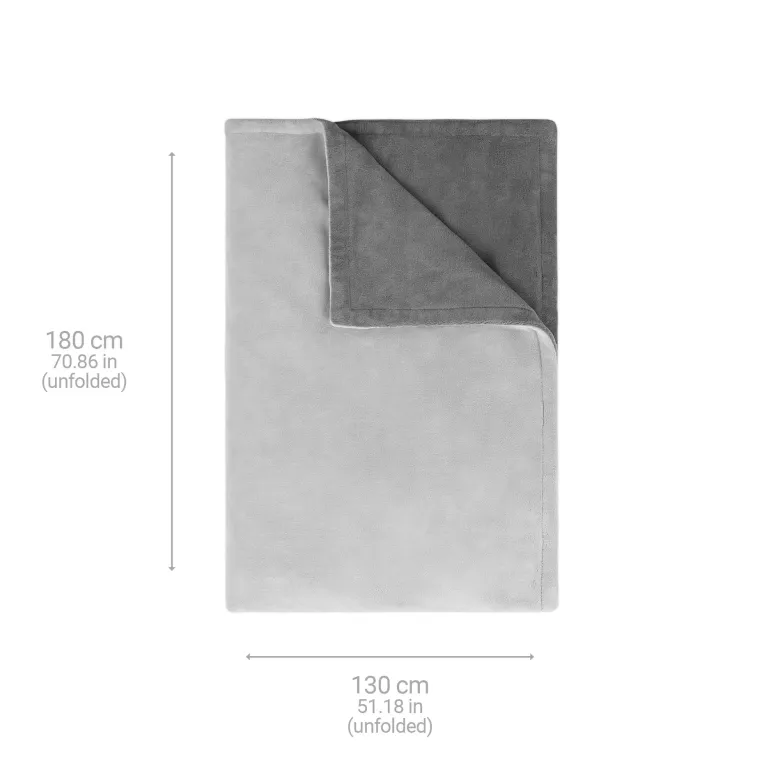 Couverture chauffante ultra douce