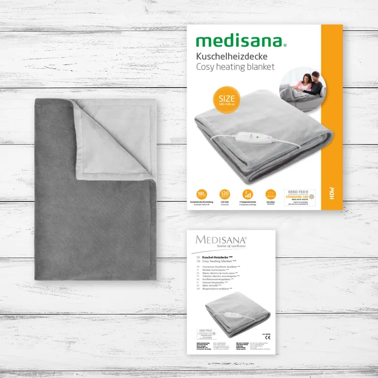 Couverture chauffante ultra douce