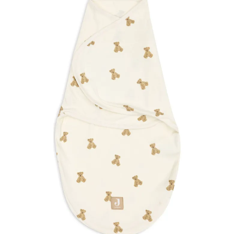 Couverture d'emmaillotage mini teddy bear (0-3 mois)