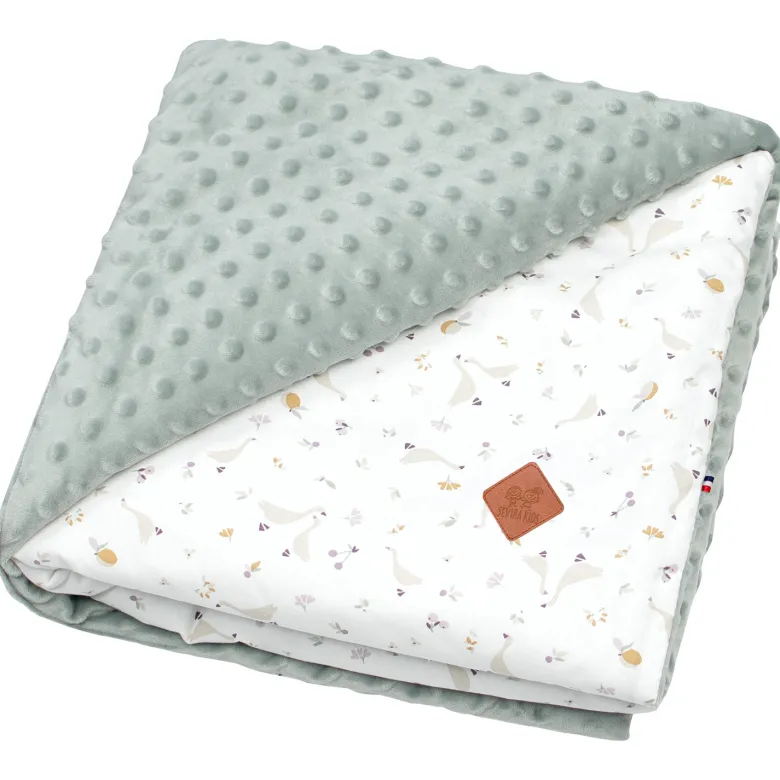 Couverture minky réversible sidonia