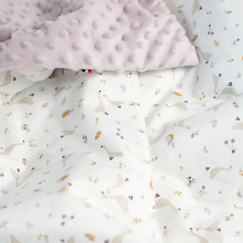Couverture minky réversible sidonia