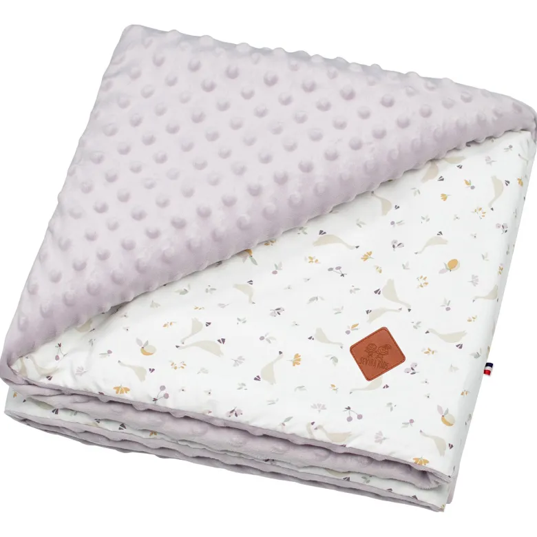 Couverture minky réversible sidonia