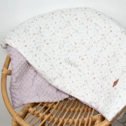 Couverture minky réversible sidonia