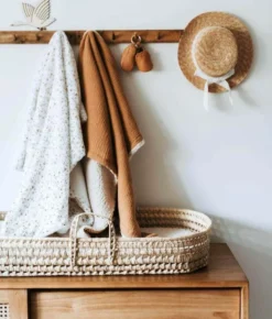 Couverture moumoute camel