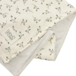 Couverture polaire olive bloom (80 x 66 cm)