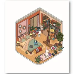 Cozy stickers Ma petite maison cocooning