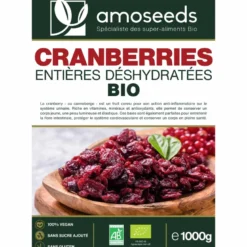 Cranberries entières bio 1kg