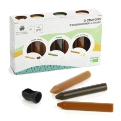 3 crayons d'assaisonnement bio à tailler