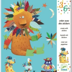 Créer avec stickers petit cadeau 3-6y an