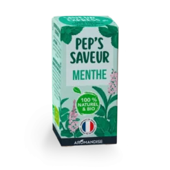 Cristaux d'huiles essentielles menthe
