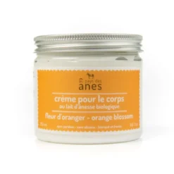 Crème fleur d'oranger au lait d'ânesse