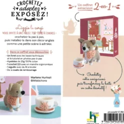 Crochetez, adoptez, exposez ! Coffret Lizzy le corgi au crochet