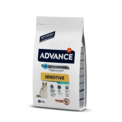 Croquettes chat adulte sensitive sterilized saumon - advance