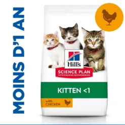 Croquettes chaton science plan kitten poulet - hill's
