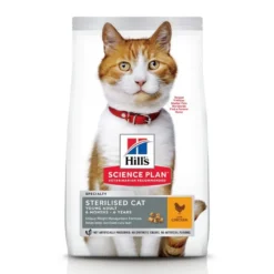 Croquettes chat science plan sterilised young adult poulet - hill's