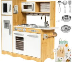Cuisine enfant, led, ustensiles, tablier