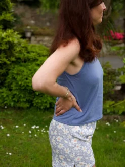 Débardeur pyjama rossignol bleu lavande L