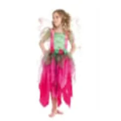 Déguisement fée fleur rose 116 cm 2 pc