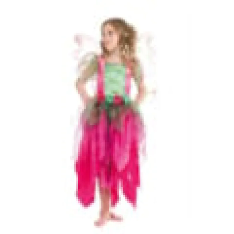 Déguisement fée fleur rose 116 cm 2 pc
