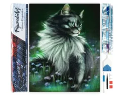 Diamond painting joli chat