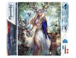 Diamond painting la reine des rennes