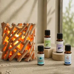 Diffuseur calorya n°7 en bois + eucalyptus, lavandin, zénitude & relaxante