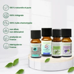 Diffuseur calorya n°7 en bois + eucalyptus, lavandin, zénitude & relaxante