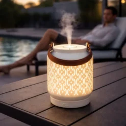 Diffuseur lanterne nomade sans fil madrid + 3 he 100% naturelles