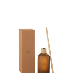 Diffuseur paraffine jaune h.27.5cm