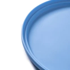 Disque volant en silicone bleu clair