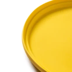 Disque volant en silicone jaune