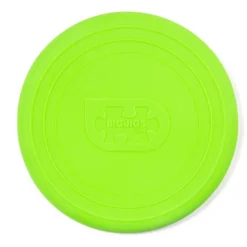 Disque volant en silicone vert