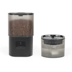 Distributeur de croquettes et fontaine p