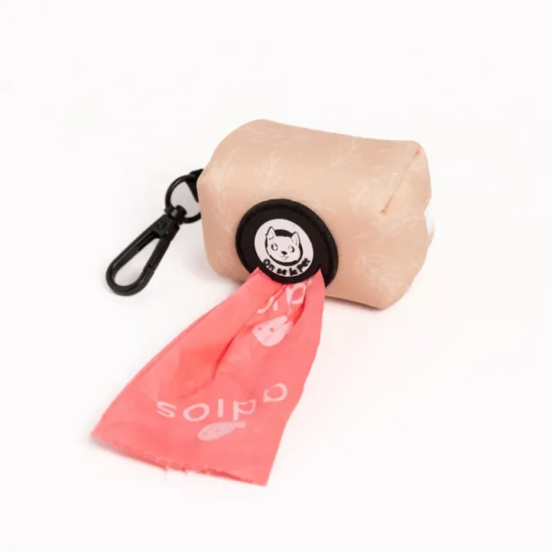Distributeur de sacs à crottes (rouleau inclus) - beige tropical