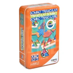 Domino triangulaire en boite métal