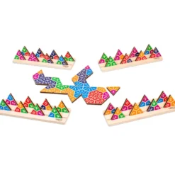 Domino triangulaire en boite métal