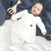 Dors-bien robe col claudine #4f6887 3 mo