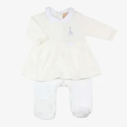 Dors-bien robe sophie la girafe blanc 6