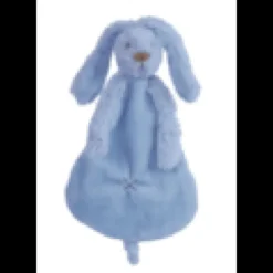 Doudou lapin richie bleu 25 cm