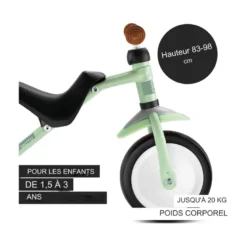 Draisienne pukymoto pastel-vert