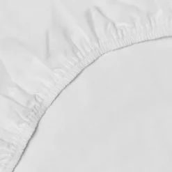 Drap-housse coton - 70x140 cm blanc